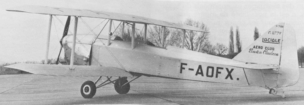 Caudron C.270 Luciole light biplane