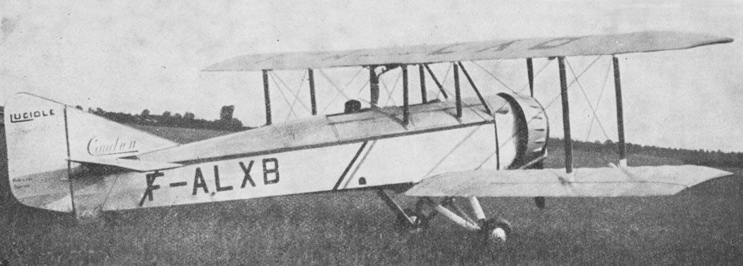 Caudron C.270 Luciole light biplane