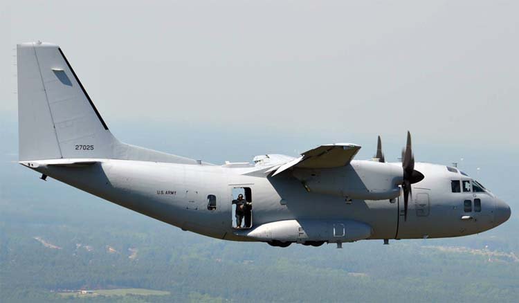 C-27J Spartan tactical transport aircraft