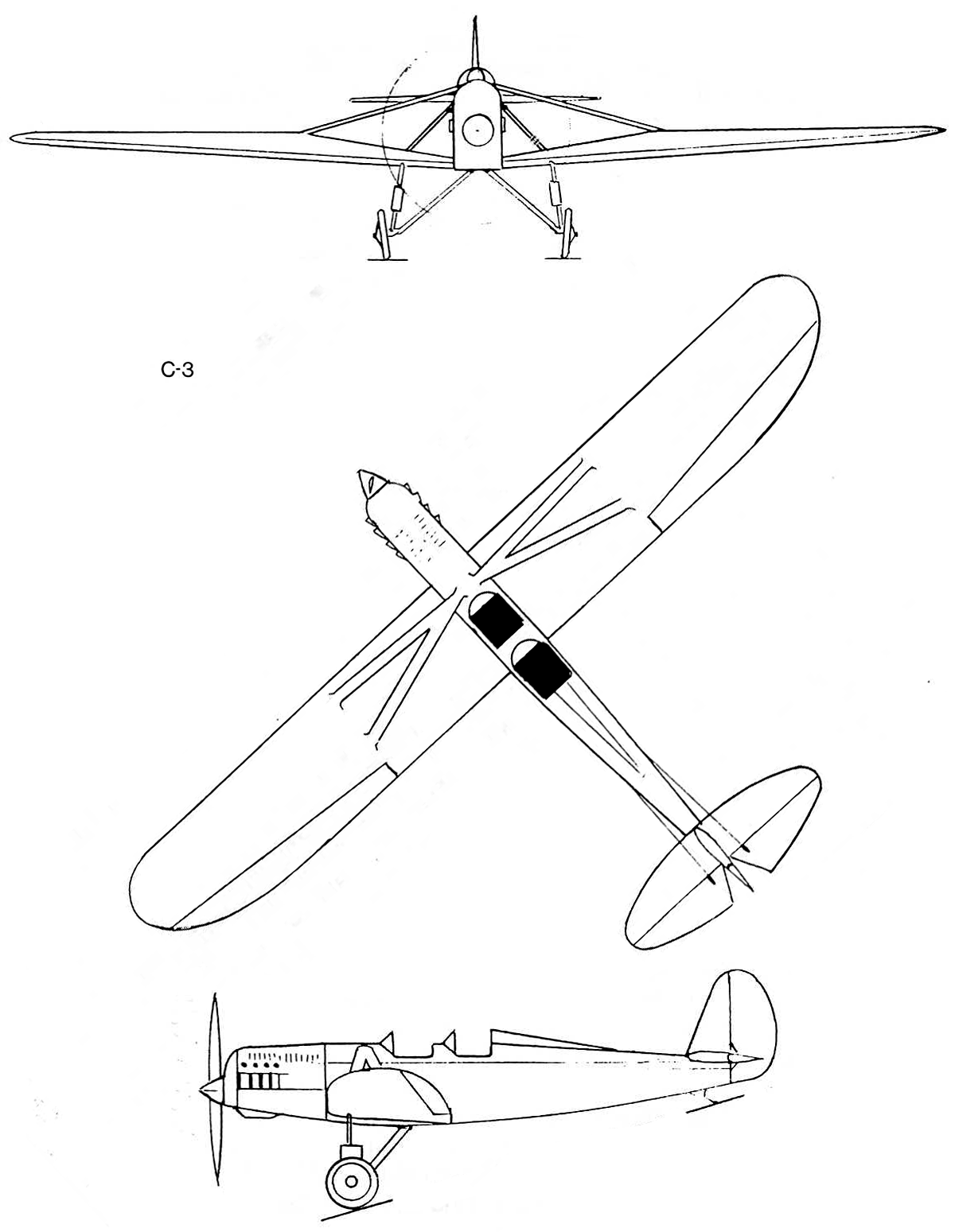 C-3 Kurzemes Hercogiene, Latvian long-range aircraft
