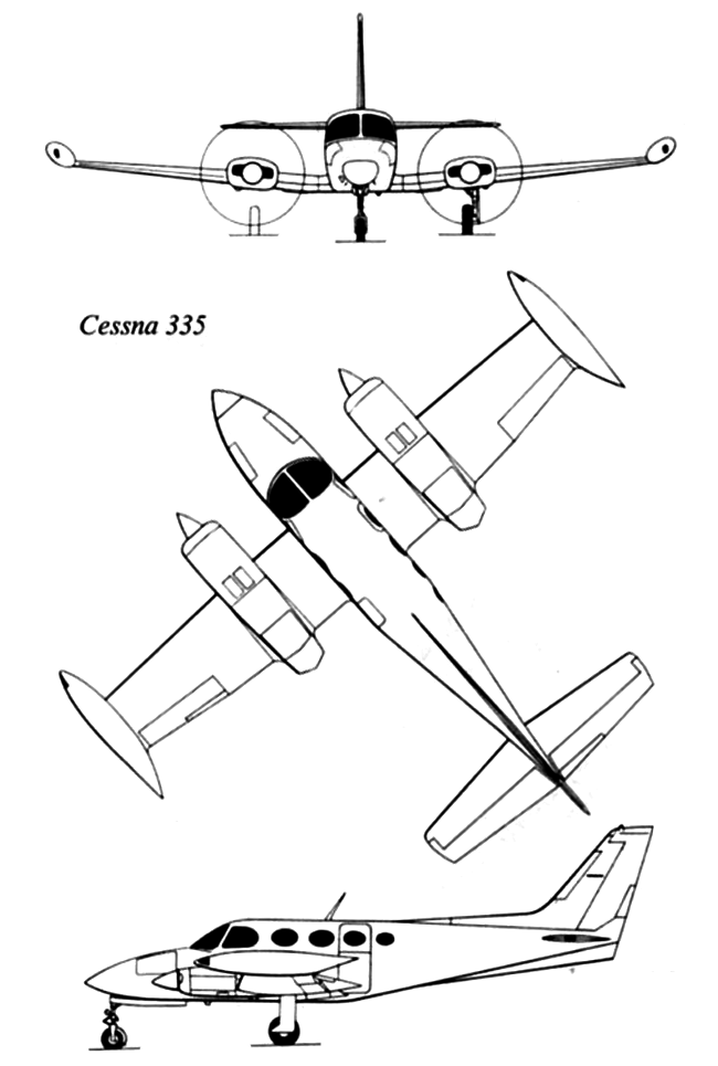 Cessna 335 aircraft