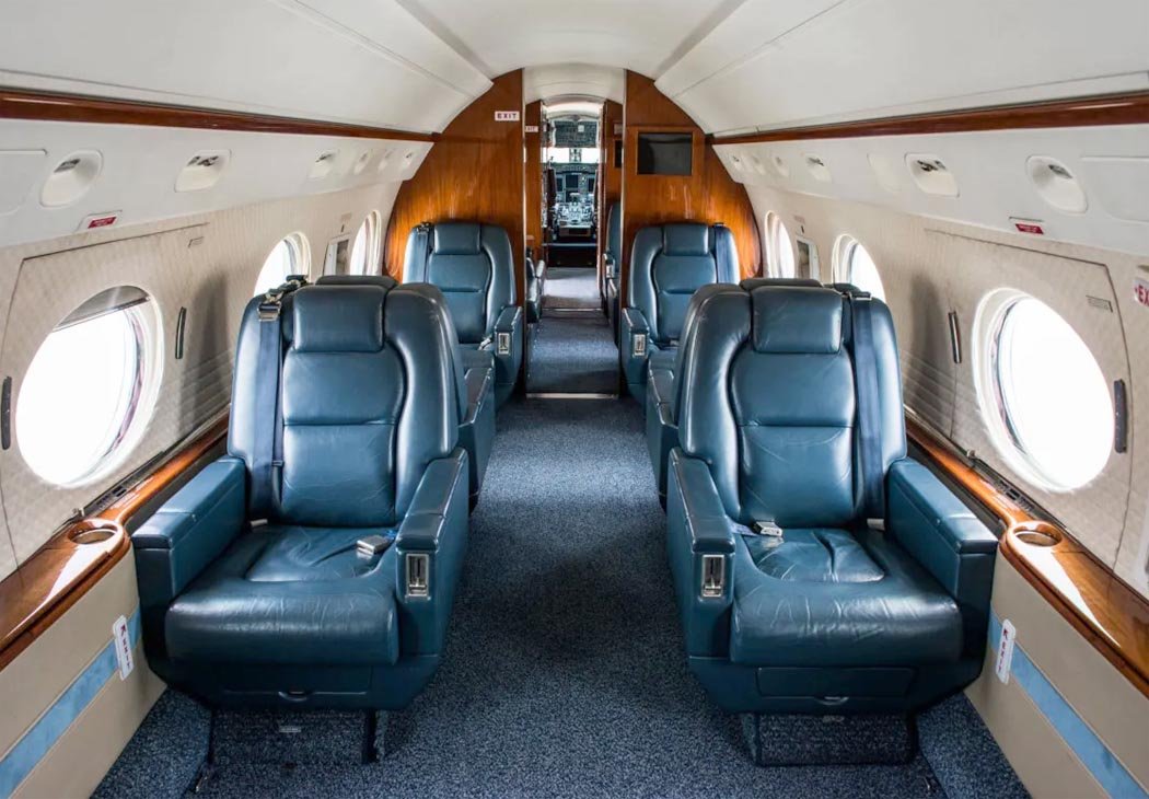 C-37 Gulfstream V transport aircraft