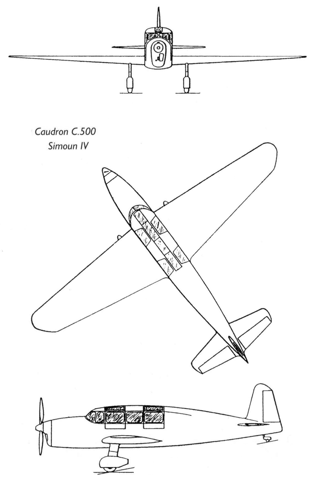 C.500 Simoun IV avión
