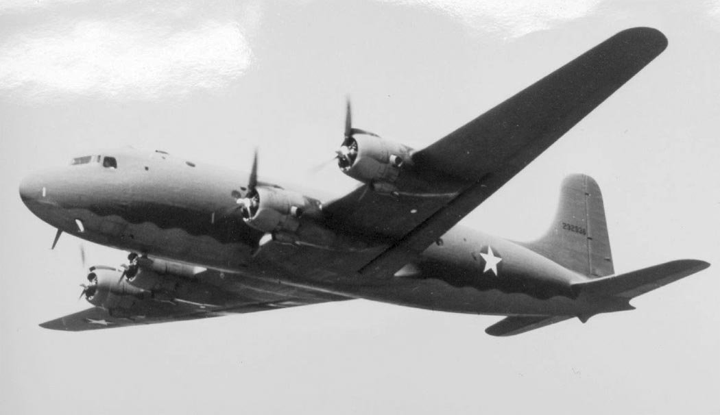 C-54 Skymaster aircraft
