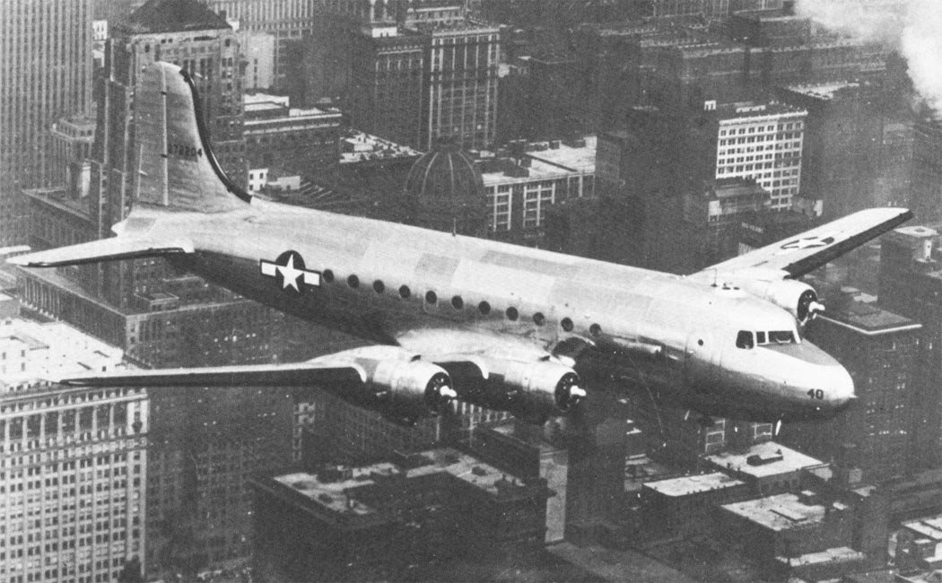 C-54 Skymaster aircraft