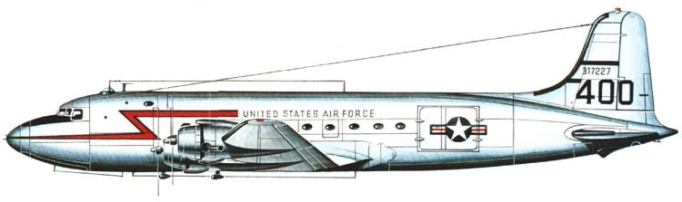 C-54 Skymaster aircraft