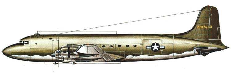 C-54 Skymaster aircraft
