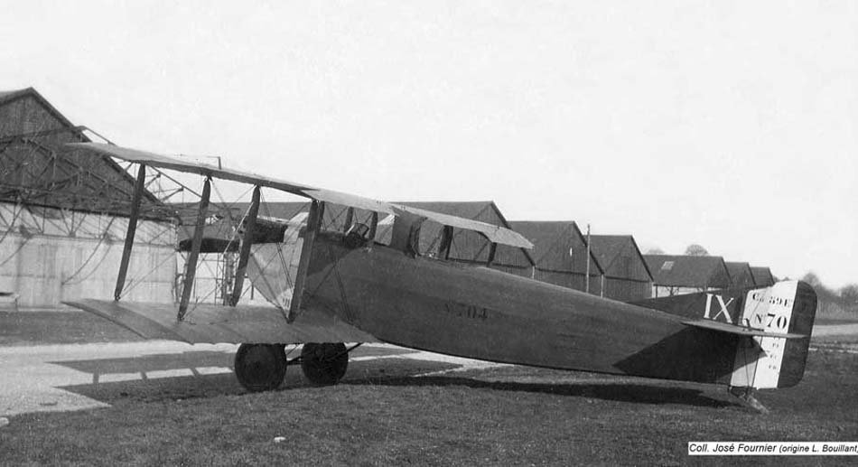 Caudron C.59 biplane trainer aircraft