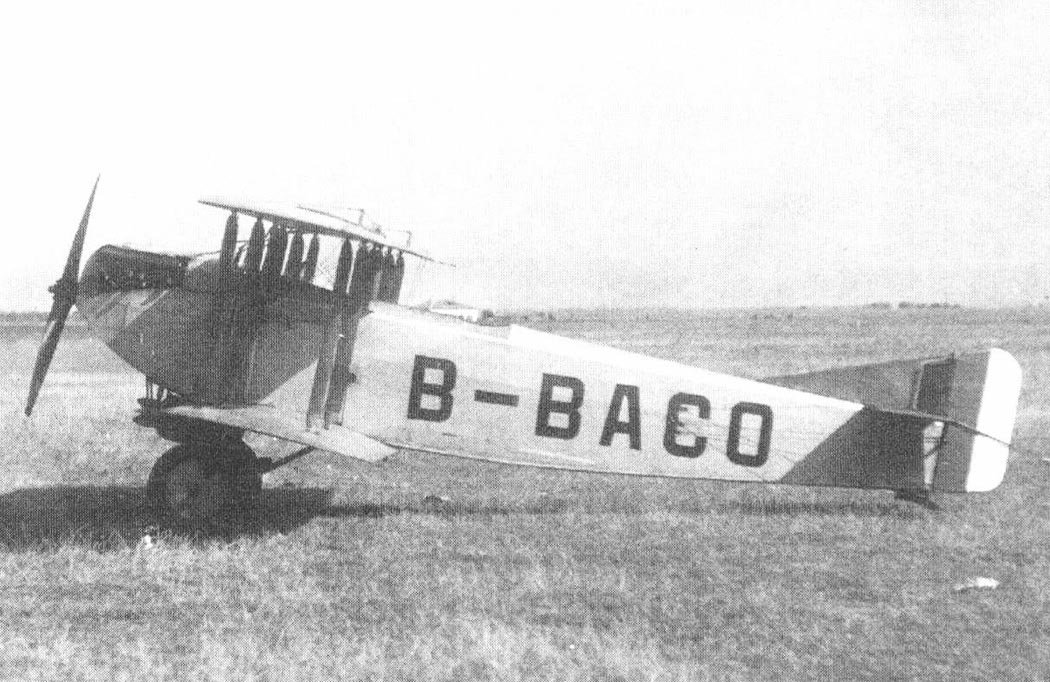 Caudron C.59 biplane trainer aircraft