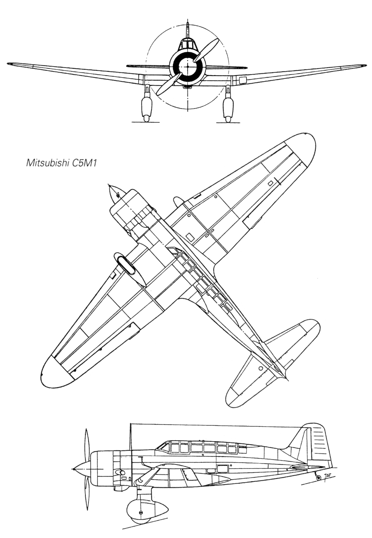 C5M Japanese reconnaissance aircraft