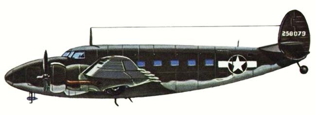 Lockheed C-60 Lodestar avión de transporte militar