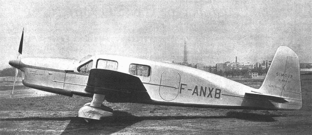 Caudron C.630 Simoun avión de turismo