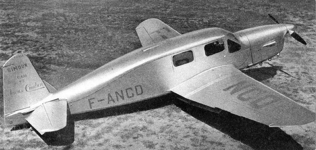 Caudron C.630 Simoun avión de turismo