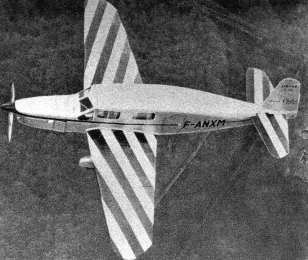 Caudron C.630 Simoun avión de turismo