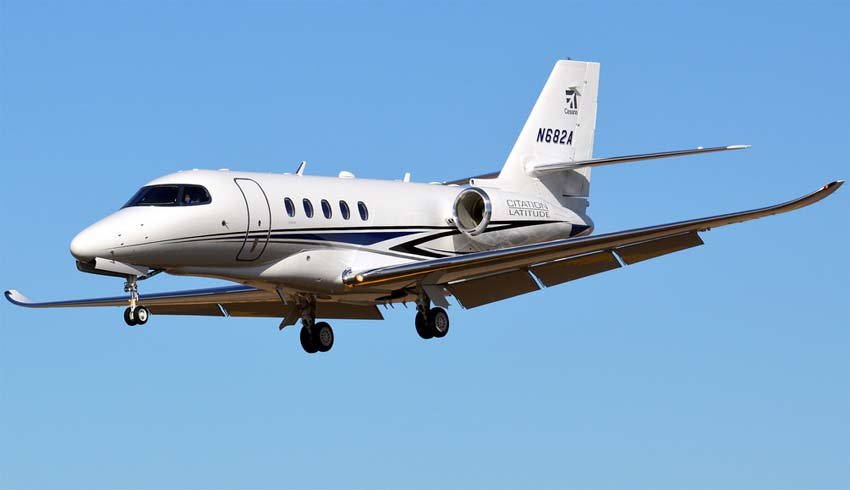 Cessna 680A Citation Latitude business jet
