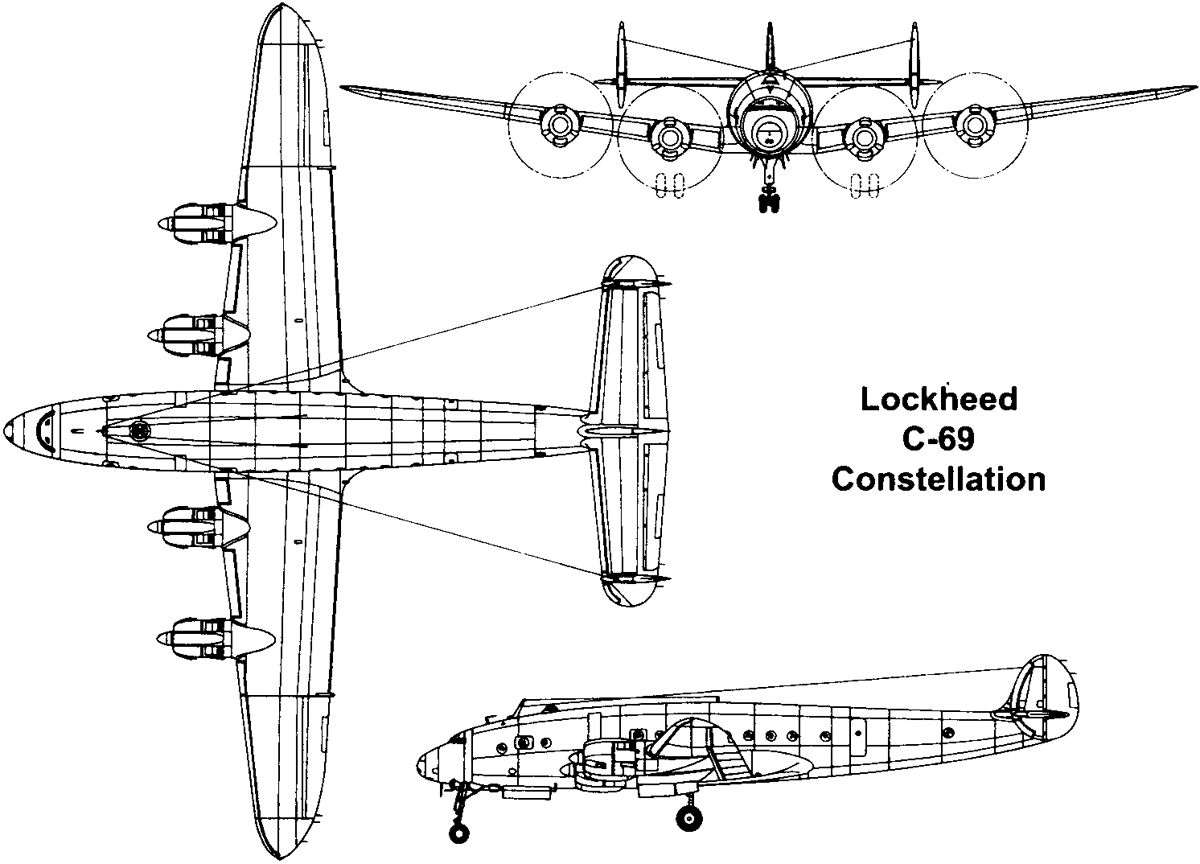 C-69 Constellation aircraft
