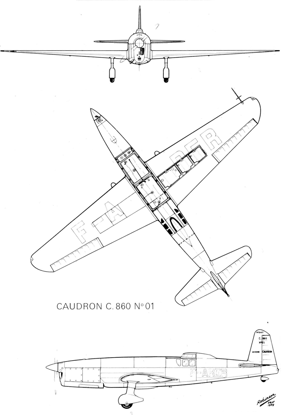 Caudron C.860 record aircraft