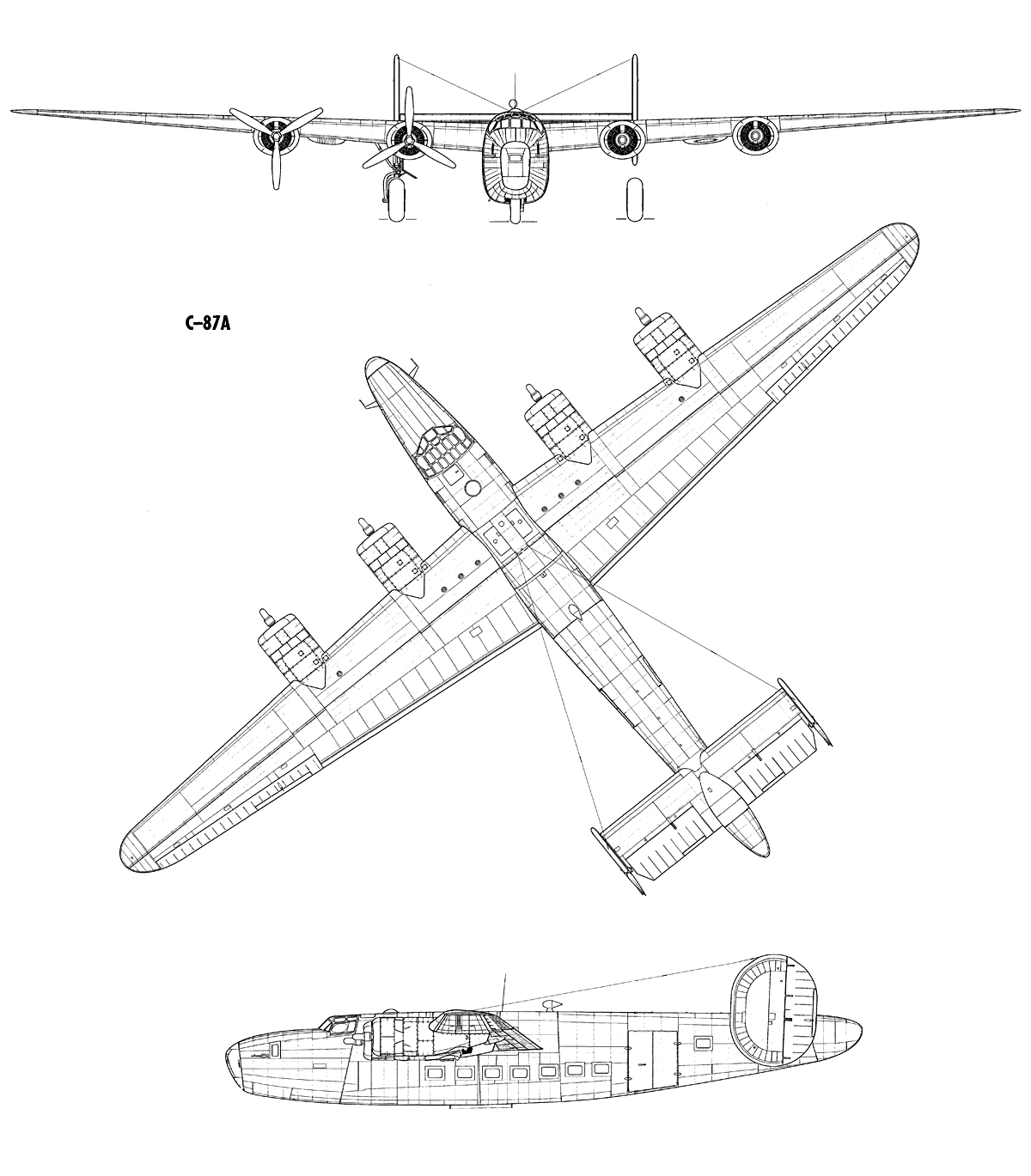 C-87 Liberator Express transport aircraft
