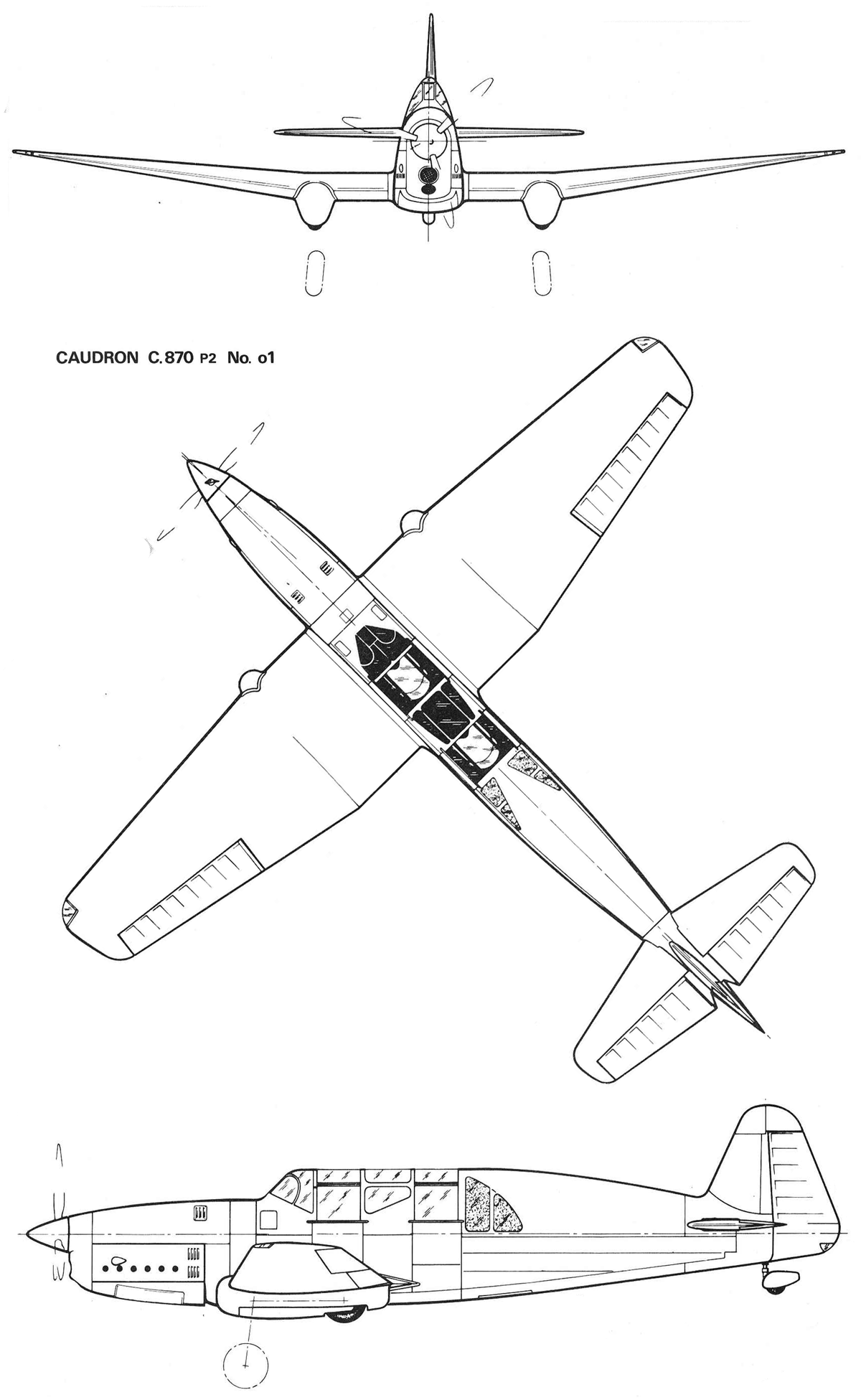 Caudron C.870 avión