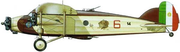 Caproni Ca.101 trimotor aircraft