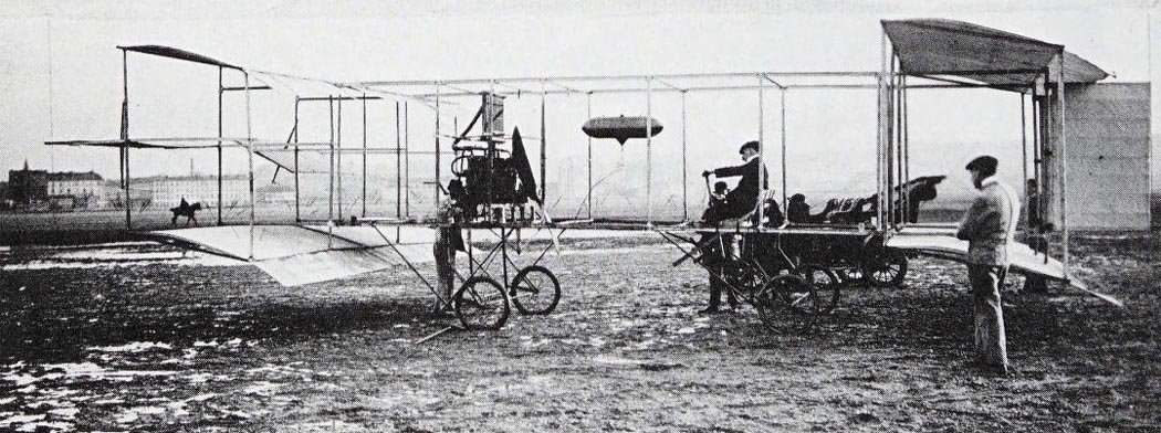 César Tandem Biplane