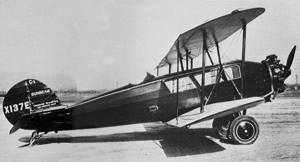 C-1 Sunbeam biplane transport
